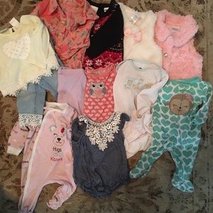0-3 month baby girl clothes
